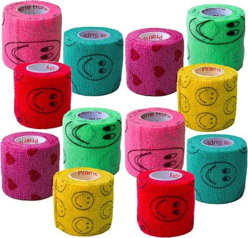 Miniatura 26 de Cinta adhesiva para veterinarios (negro) (paquete de 2) (2 pulgadas x 15 pies), autoadhesiva, adherente, cohesiva, flexible, autoadhesiva, rollo