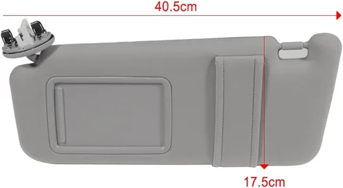 Miniatura 7 de ROADFAR Compatible con Toyota 2006-2011 para Camry Sedán, color gris, visera solar para el lado izquierdo del conductor, espejo parasol