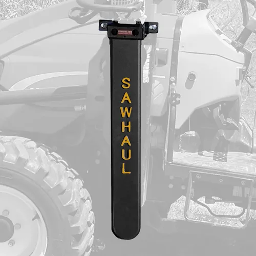 Miniatura 23 de SawHaul Soporte universal para motosierra para tractor, fabricado en Kansas, Estados Unidos, portatosierra de montaje fijo (20 pulgadas, verde)