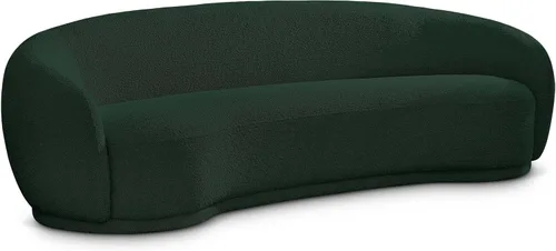 Miniatura 18 de Meridian Furniture 693Black-S Hyde Collection Modern Sofá tapizado de tela Boucle contemporáneo, negro, 89.5 pulgadas de ancho x 38 pulgadas