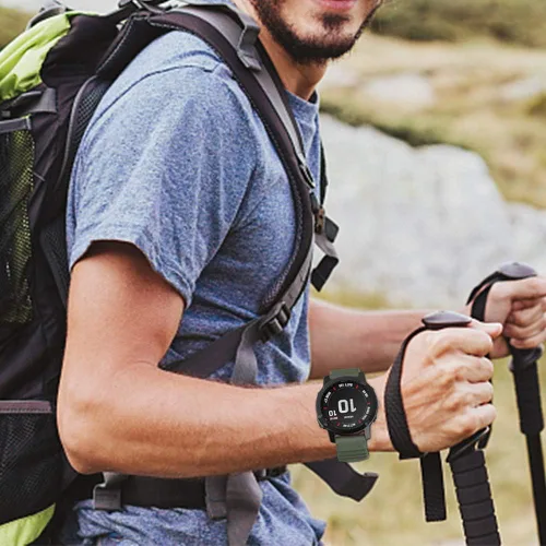 Miniatura 7 de ISABAKE Correa de reloj para Garmin Fenix 7X/Fenix 6X/Fenix 5X, 1.024 in QuickFit Pulsera de silicona para Fenix 8 2.008 in/Enduro 2/3