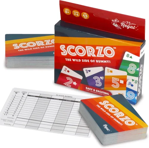 Miniatura 12 de Regal Games Conjunto de juegos de cartas divertidos para adultos – Canasta, Spoons and a Spork, Garbage Monsters, ScorZo, The Goodge Rules
