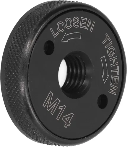 Miniatura 7 de Placa de presión de la amoladora, tuerca de brida de amoladora angular de bloqueo automático M14 40Cr 1.772 in para trabajar