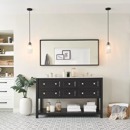 Miniatura 5 de Capital Lighting 328611BI-450 Dosey Art Deco - Mini colgante de cristal en relieve, 1 luz de 100 vatios, 11 pulgadas de alto x 5 pulgadas de ancho