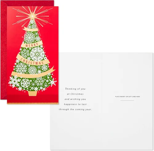 Miniatura 2 de Hallmark Paquete de tarjetas de regalo o dinero de Navidad, Thinking of You at Christmas (10 tarjetas con sobres)