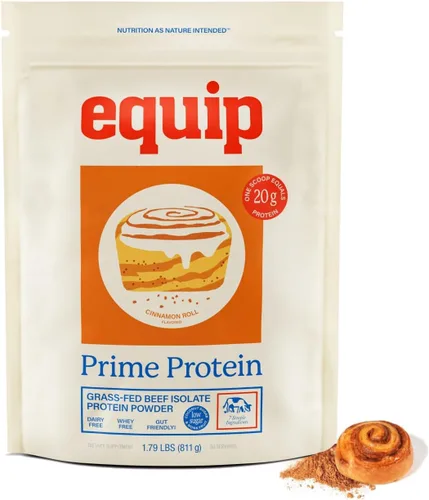 Miniatura 11 de Equip Foods - Polvo de proteína limpia de carne de res alimentada con pasto, apto para dieta carnívora, paleo y keto, sin gluten ni lácteos, 30