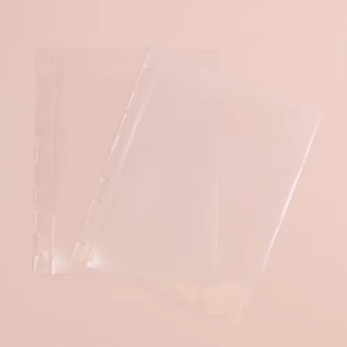 Miniatura 3 de Craftelier - Fundas de plástico transparente para la parte delantera y trasera troqueladas para crear carpetas de disco personalizadas de 9 anillas