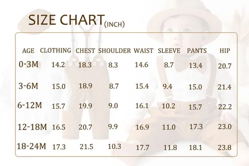 Miniatura 7 de SALNIER Conjunto de ropa de traje de bebé niño esmoquin trajes de caballero trajes de corbatín camisa tirantes pantalones boina sombrero 0-24M