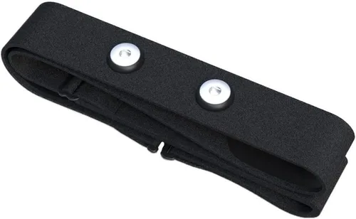 Miniatura 8 de Correa de pecho negra (correa de repuesto) compatible con monitores de frecuencia cardíaca Wahoo TRACKR 2024, TICKR FIT, Garmin HRM 600, HRM 200