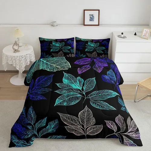 Miniatura 39 de Juego de ropa de cama de hurón tamaño individual para niños, diseño de dibujos animados de hurones para niños, bonito edredón acolchado de animales