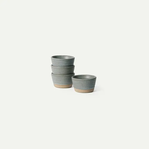 Miniatura 27 de Mora Juego de 4 Mini Ramekins, Platos de Cerámica para Hornear de 8 onzas - Aptos para Microondas, Horno y Lavavajillas - Pimienta Negra peppercorn