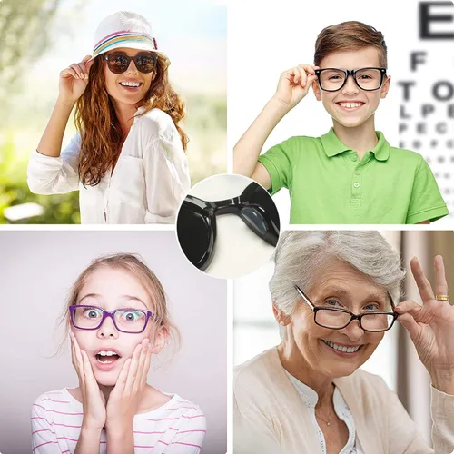 Miniatura 7 de Almohadillas de silicona para la nariz mejoradas, 12 pares de almohadillas adhesivas de silicona antideslizantes para gafas, lentes de sol, 0.110