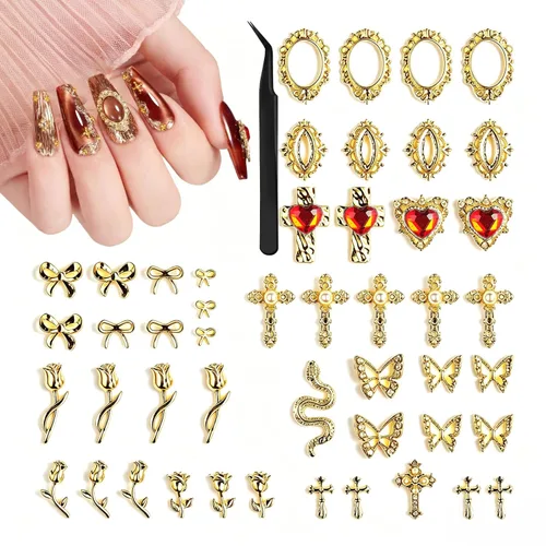 Miniatura 10 de Beetles Polvo Cromado para Uñas 2 Frascos Blanco y Púrpura Perla Cromer Polvo Cromado para Uñas para Gel Efecto Espejo Brillo Kit de Manicura Espejo
