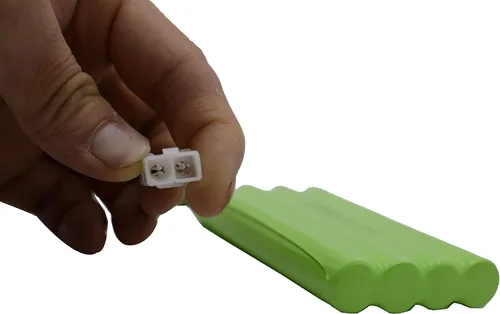 Miniatura 6 de Blomiky Paquete de 2 baterías AA recargables NiMH de 9.6 V 2000 mAh con conectores estándar Tamiya enchufe y cable USB para auto tanque RC