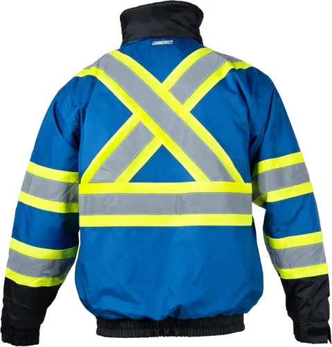 Miniatura 10 de JORESTECH Chaqueta de seguridad reflectante ANSI/ISEA 107-2015 y CSA Z96 compatible con la chaqueta de trabajo Naranja