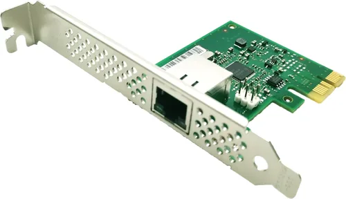 Tarjeta adaptador de red (NIC) de escritorio Gigabit Ethernet de 1.25G | Puerto de cobre RJ45 único | 10/100/1000/1250Mbps| PCI Express 2.1 x1|