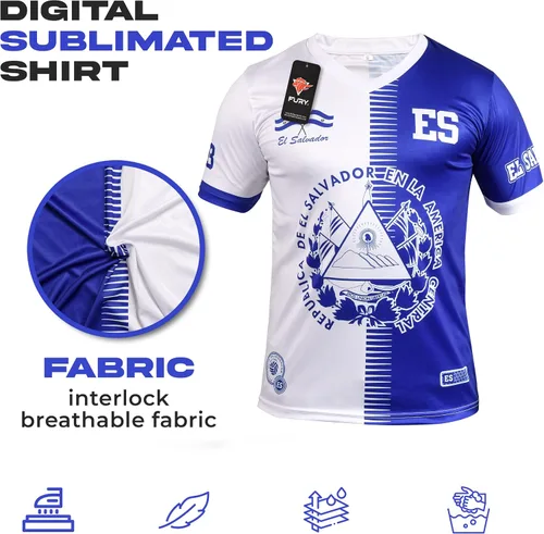 Miniatura 6 de Fury Camiseta de fútbol - Camisa Salvador - Manga Corta Unisex