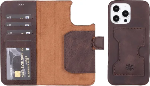 Miniatura 121 de Venito Florence - Funda de piel compatible con Samsung Galaxy S9, extra segura con bloqueo RFID, cartera desmontable para teléfono (gris decolorado)