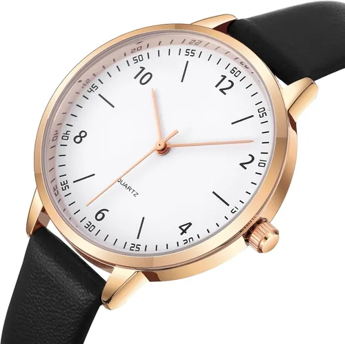 Miniatura 2 de IBSO Women Watches Leather Mesh Strap Round Case Analog Fashion Ladies Wrist Watches