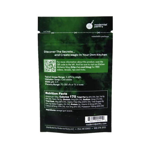 Miniatura 3 de Polvo árabe puro de goma de mascar [goma de acacia] Sin OMG, vegano, sin gluten, certificado OU Kosher, 50 g/2 oz