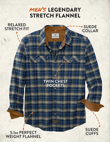 Miniatura 4 de Legendary Whitetails - Camisa Legendary de franela para hombre