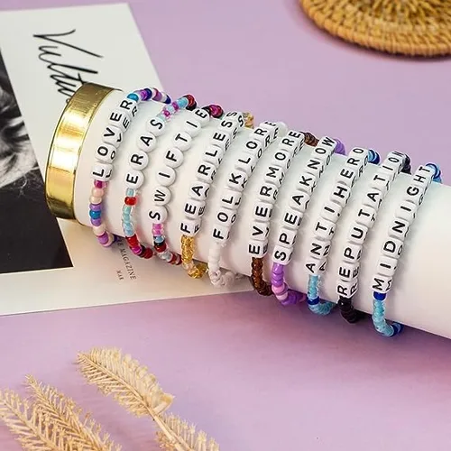 Miniatura 2 de Shelling Home Juego de pulseras Speak Now Eras 1989 Reputation Lover Fearless Anti Hero Folklore