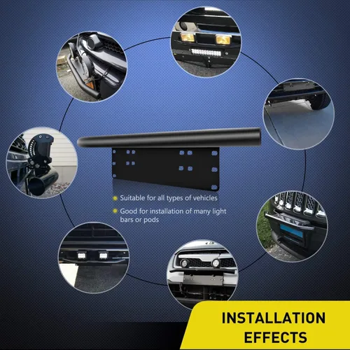 Miniatura 7 de Nilight 20 pulgadas 126 W, barra de luz LED, combo de luz puntual y proyectante, para conducción todoterreno, con soporte de montaje de placa 20