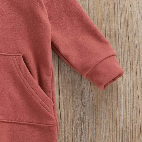 Miniatura 6 de FYBITBO Mameluco con capucha y cremallera para bebés, niños y niñas, mameluco de manga larga para otoño e invierno, ropa cálida