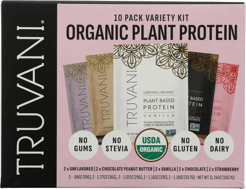 Miniatura 9 de TRUVANI – Polvo de proteína a base de plantas – Proteína orgánica certificada USDA en polvo, vegano, sin OMG, sin gluten
