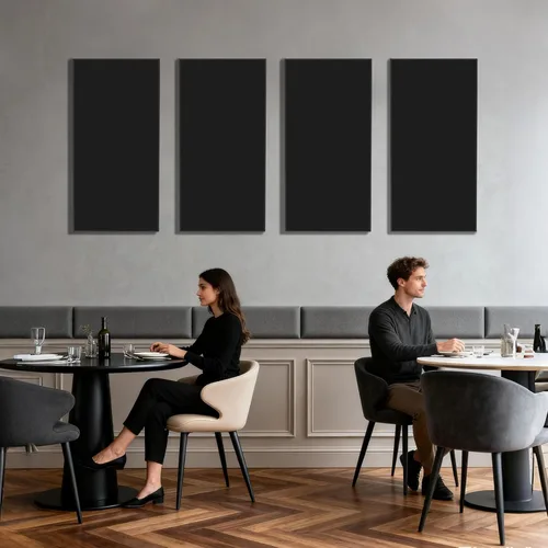 Miniatura 9 de FAHKNS Paneles de pared acústicos absorbentes de sonido: 48 "x24" x 2 "paneles de pared insonorizados de fibra de vidrio, paneles de aislamiento