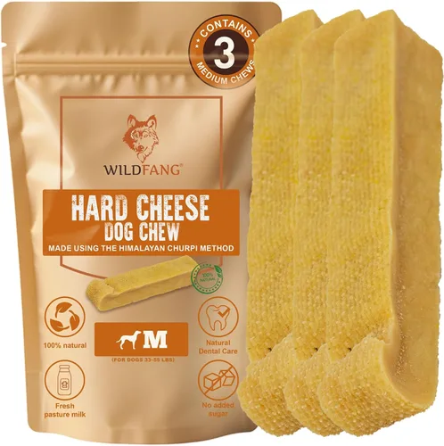 Miniatura 13 de Wildfang® Yak Chews, XS (aproximadamente 1 onza) para perros de menos de 22 libras – Varilla dental para masticar para perros, dureza como el queso