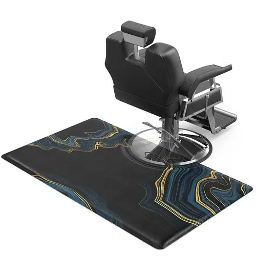 Tapete antifatiga de 3 x 5 x 5/8 pulgadas de grosor para estilista, rectangular, cómodo, para peluquería, debajo de la silla de estilo