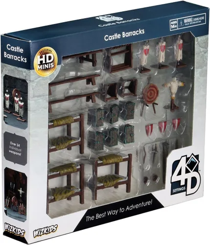 Miniatura 2 de WizKids Azulejos de brujo: accesorio - Configuración 4D Castle Barracks