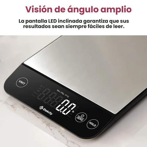Miniatura 8 de Etekcity Báscula digital de cocina para alimentos, gramos y onzas para perder peso, hornear y cocinar, graduación precisa de 0.05 oz/1 g, 5