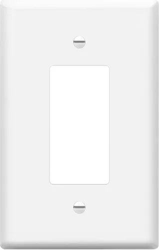 Miniatura 9 de ENERLITES Placa de pared decorativa para interruptor de luz o tomacorriente, acabado brillante, tamaño extra grande de 1 gang 5.5" x 3.5", Marrón
