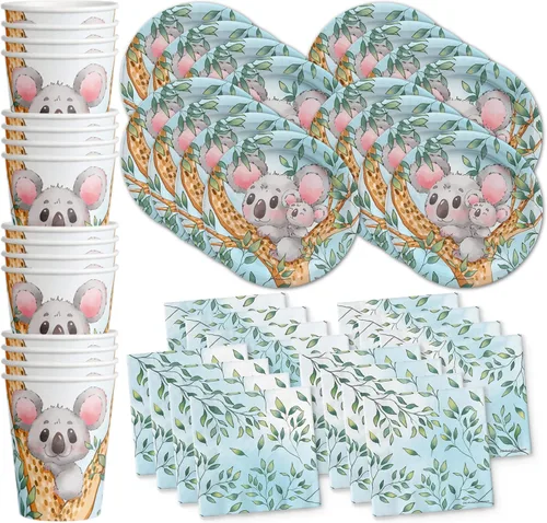 Miniatura 16 de Suministros para fiesta de cumpleaños de cocodrilo, juego de vajilla de cocodrilo para cumpleaños de niño, kit incluye platos, servilletas y tazas