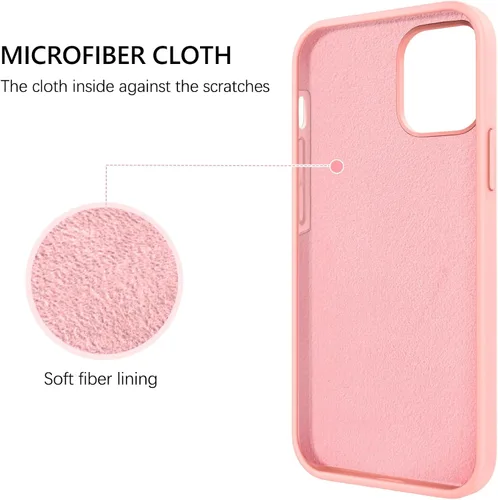 Miniatura 192 de GUAGUA Funda compatible con iPhone 17 Pro Max de 6.9 pulgadas, silicona líquida, goma de gel suave, delgada, forro de microfibra delgada
