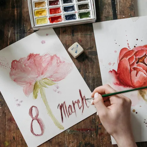 Miniatura 3 de 150 hojas de papel de acuarela, prensa en frío de 8.5 x 11 pulgadas, bloc de papel de color de agua a granel de 110 lb/230 GSM, papel de pintura