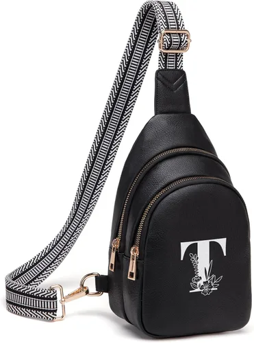 Miniatura 89 de Viverte Bolsas Cruzadas para Mujeres Bolso de Hombro Inicial Riñoneras Personalizadas Regalos para Mamá Mujer Esposa