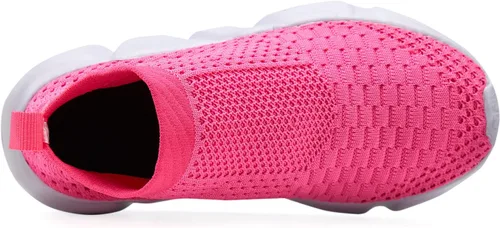 Miniatura 7 de Hetios Zapatos deportivos para correr para niñas, zapatos de tacón alto, zapatos deportivos para niños (niños pequeñosniños grandes)