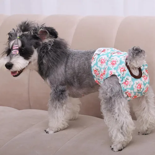 Miniatura 5 de CuteBone - Pañales para perras, paquete de 3 unidades para perritos, talla XS, D14XS
