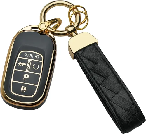 Miniatura 9 de Funda para llavero Honda compatible con llave inteligente Accord Civic HR-V CR-V Pilot Sport SI EX EX-L Touring 2022 2023 2024 2025 (azul)