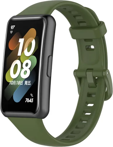 Miniatura 11 de Senter Banda de repuesto de goma suave de liberación rápida para Huawei Band 7 Smart Watch Púrpura