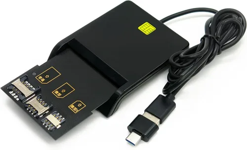 Miniatura 4 de 4 en 1 adaptador de tarjeta SIM de tarjeta inteligente para tarjeta IC, tarjeta SIM con 2FF 3FF 4FF Mini Micro Nano