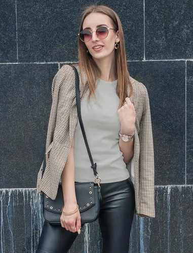 Miniatura 4 de MRIGNT Paquete de 2 camisetas térmicas de capa base para mujer, camiseta cómoda para mujer