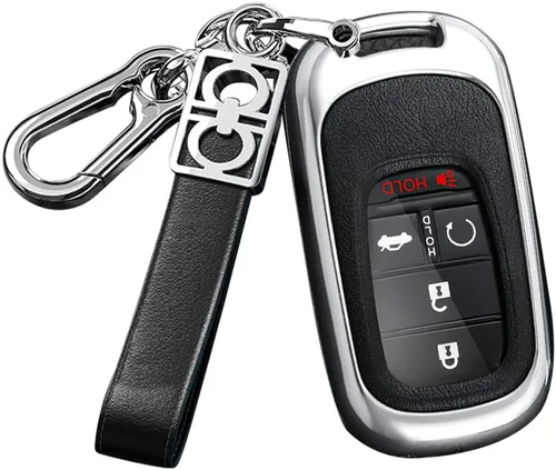 Miniatura 10 de ontto Funda inteligente para llave de automóvil inteligente para Honda Accord Civic HR-V CR-V Pilot Sport SI EX EX-L Touring 2022 2023, protector