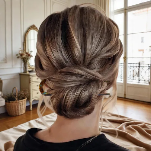 Miniatura 8 de 5 horquillas de pelo francés Prestige en forma de U para mujer, pinzas decorativas para el cabello, horquillas para peinar, pinzas de sujeción