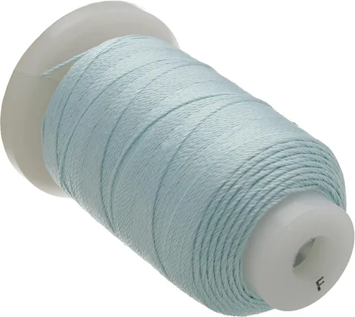 Miniatura 22 de The Beadsmith Cordón de seda pura – Castaño, tamaño E (0.325 mm/0.0128"), 200 yardas (600 pies), carrete de 1/2 onza