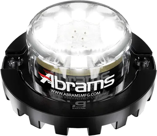 Abrams. Faros escamoteables LED, Blanco/Blanco