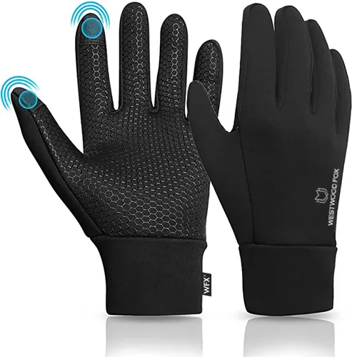 Miniatura 8 de WESTWOOD FOX Kids Winter Thermal Cycling Gloves Boys Girls Flexible Grip Touchscreen Cycling Bike Gloves for Children Running Ski Anti-Slip Mitts
